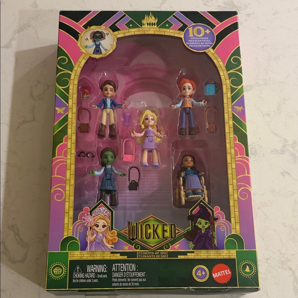 Mattel Wicked Students Mini Doll Set - Purple & Pink